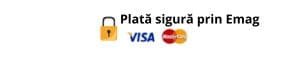 plata garantizata prin Emag cu Visa Mastercard