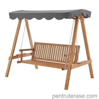 Balansoar Terrasa Gradina Afandou cu Acoperis leagan hinta pentru terasa, curte